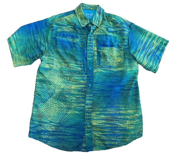 Reel Legends Other - Reel Legends Fishing Shirt Mens Medium Short Sleeve Performance Saltwater II EUC